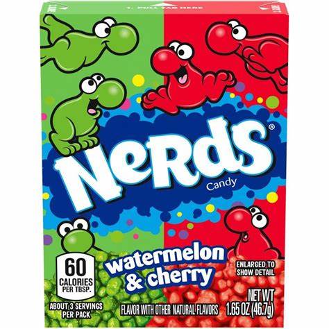 NERDS WATERMELON AND WILD CHERRY