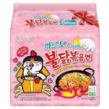 SAMYANG HOT CHICKEN RAMEN CARBONARA FLAVOR 130G PACK5