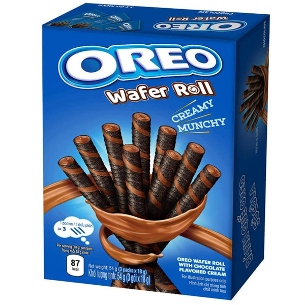 OREO WAFER CHOCOLATE ROLL 54G