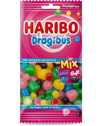 Haribo Dragibus Duo Mix 130 gr.