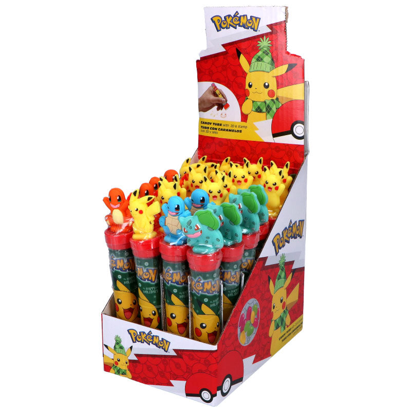 POKEMON CANDY TUBE 2D & STAMP 8G