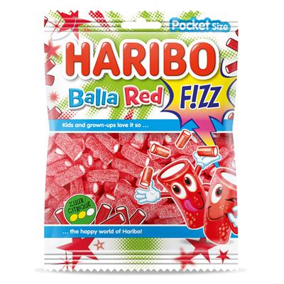 Haribo Balla Red FIZZ 70 gr.