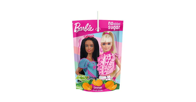 Barbie Orange Fruit Pouch Drink 200ml