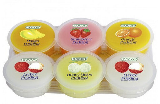 COCON PUDDING NATA DE COCO MIX 6X80G