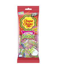 CHUPA CHUPS SHOCK CENTER BUBBLEGUM 80 GR