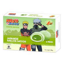 NARUTO JAPANESE MELON MOCHI LIMITED EDITION 180G 6PCS