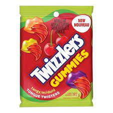 Twizzlers Tongue Twisters Fruity Gummies 182g