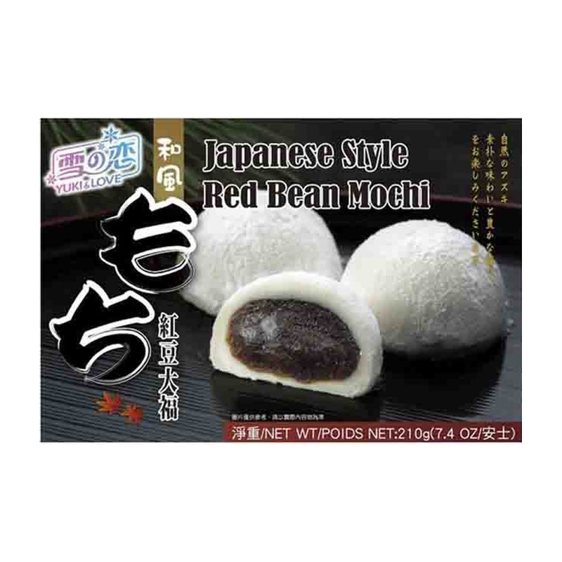 YUKI & LOVE JAPANESE STYLE RED BEAN MOCHI 210G