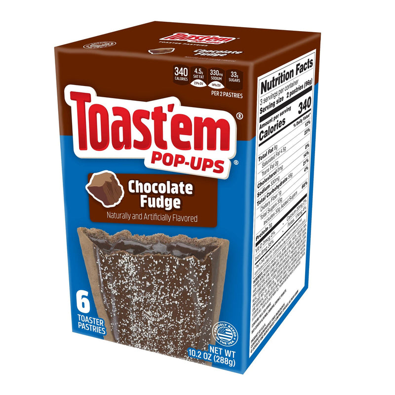 Toast'em Pop-Ups Frosted Chocolate Fudge 288 g