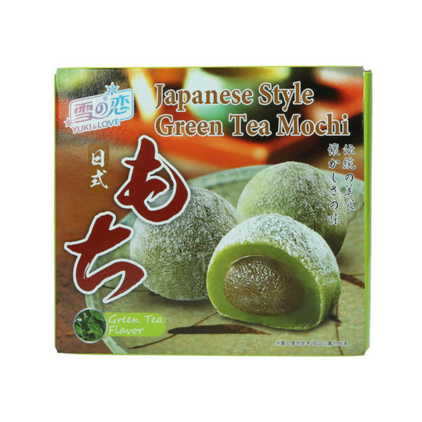 YUKI & LOVE - JAPANESE STYLE GREEN TEA MOCHI 140G