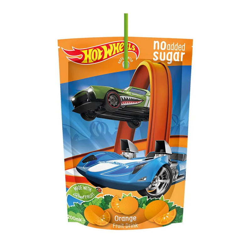 Hot Wheels Orange Fruit Pouch Drink 200ml