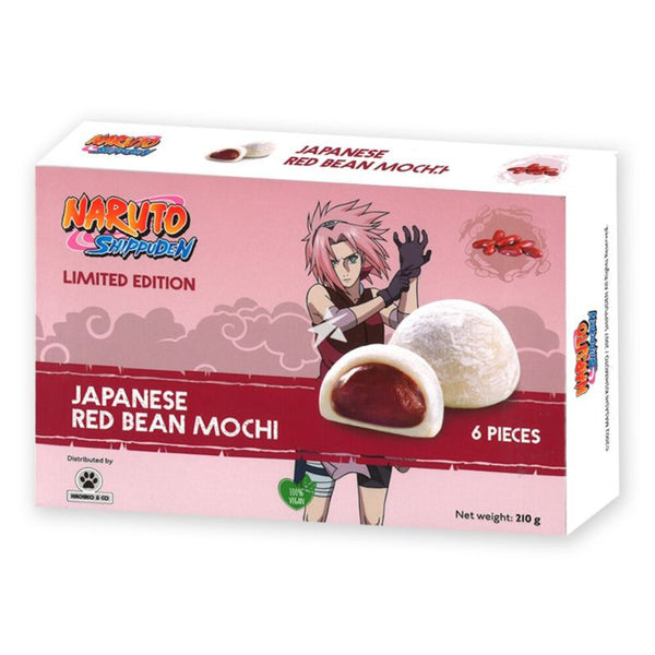 NARUTO JAPANESE RED BEAN MOCHI LIMITED EDITION 210G 6PCS