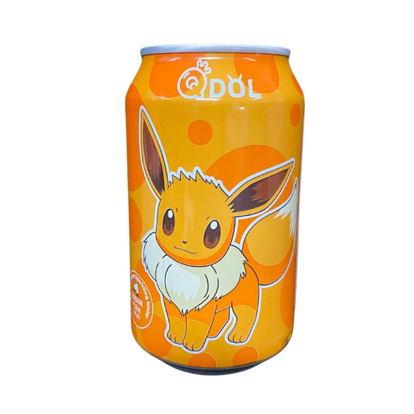 QDOL Pokemon Evoli Peach Flavoured Sparkling Water 330ml