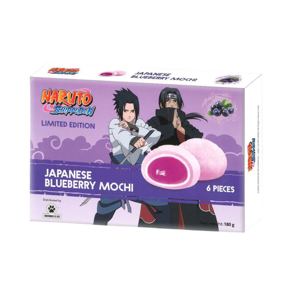 NARUTO JAPANESE BLUEBERRY MOCHI LIMITED EDITION 180G 6PCS