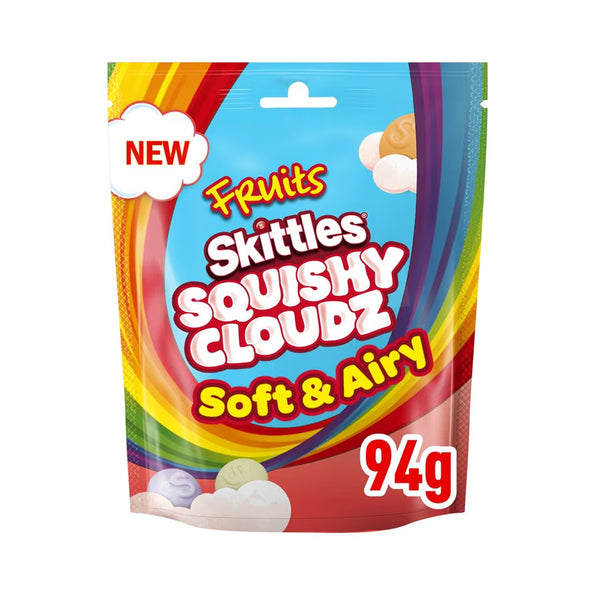 SKITTLES SQUISHY CLOUDZ FRUITS SOFT & AIRY 94G