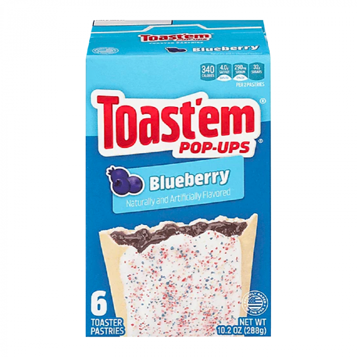 Toast'em Pop-Ups Frosted Blueberry 288 g