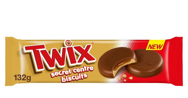 Twix Secret Centre Biscuits 132g