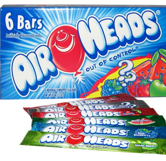 Airheads 6 Bars Theaterbox  93.6 gr