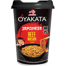 AJINOMOTO OYAKATA NOODLE BEEF WASABI 93G