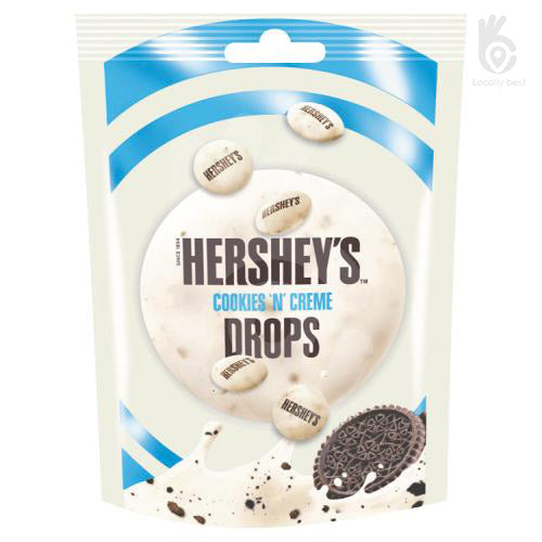 HERSHEY’S FOOD & DRINKS ‘N’ CREME DROPS 80G