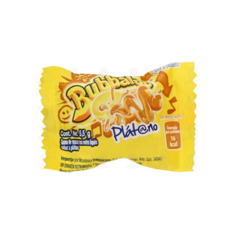 Bubbaloo Gum Platano 5,1 gr